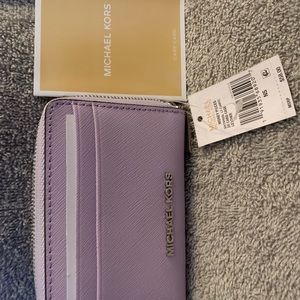Michael Kors Leather Card Case 💜